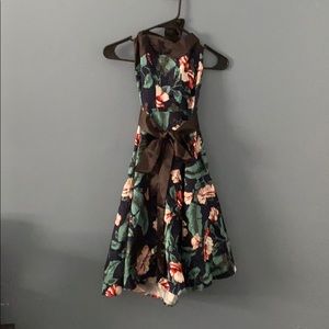 Floral swing dress